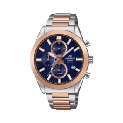 Casio Edifice EFB-710SG-2AV Silver Stainless Steel Band Men Watch
